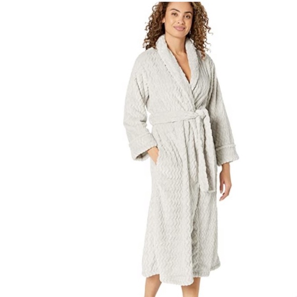 NATORI PLUSH GEO ROBE one size - Picture 1 of 13